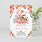 Girl Oerwoud Safari Kaart (Staand voorkant)