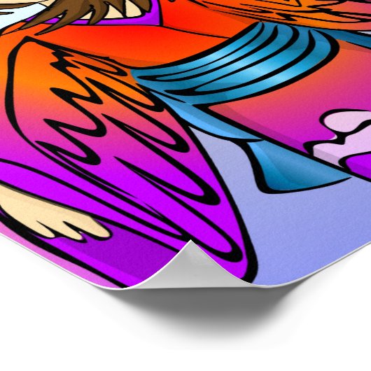 Girl of Cranes Poster Print (Hoek)