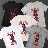 Girl of Your Dreams Funny Halloween Horror Tri-Blend Shirt