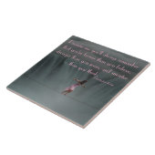 GIRL ON A TIGHTROPE TILE TEGELTJE (Zijkant)