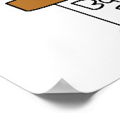 Girl on Balance Beam Poster (Hoek)