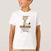 Girl on Balance Beam T-shirt (Voorkant)