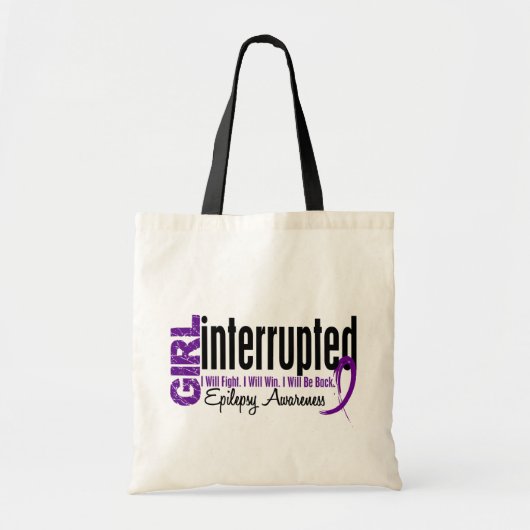 Girl onderbroken 1 epilepsie tote bag (Voorkant)