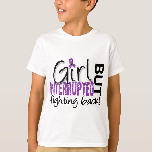 Girl onderbroken 2 epilepsie t-shirt (Voorkant)