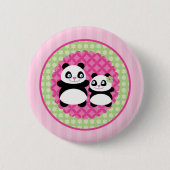 Girl Panda Beer Button (Voorkant)