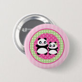 Girl Panda Beer Button (Voorkant /achterkant)