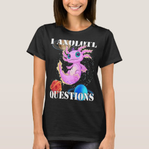 Girl Pastel Gothic Cute Axolotl I Axolotl Vragen T-shirt