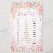 Girl Penguin Winter Snowflake Baby Traits (Voorkant)