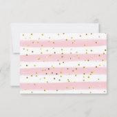 Girl Penguin Winter Snowflake Hartelijk dank Bedankkaart (Achterkant)