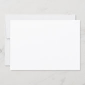 Girl photo cream bow Confirmation Bedankkaart (Achterkant)