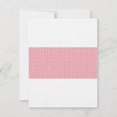 Girl Photo First Communication - Roze Kaart (Achterkant)