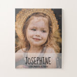 Girl Photo Gift Personalized Legpuzzel<br><div class="desc">Verras je kleine meisje met haar eigen puzzel. Zie haar opwinding in het samenvoegen van deze puzzel. Pas deze puzzel aan met een speciale foto en haar naam. Lijst het daarna of speel het telkens opnieuw. Pas het teken uit met jouw naam aan. Van mama en papa. Je kunt het...</div>