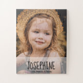 Girl Photo Gift Personalized Legpuzzel (Verticaal)