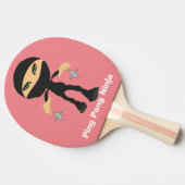 Girl Ping Pong Ninja Tafeltennisbatje (Zijkant)