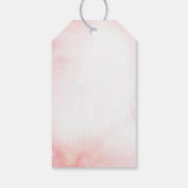 Girl Pink Boerderij Baby shower Dank je Label Cadeaulabel (Achterkant)