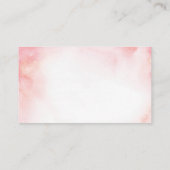 Girl Pink Boerderij Baby shower Diaper Raffle Encl Informatiekaartje (Achterkant)