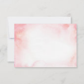 Girl Pink Boerderij Baby shower Hartelijk dank Bedankkaart (Achterkant)