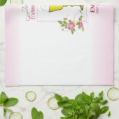 Girl Pink First Heilige Communie, Chalice, Host, R Theedoek (Gevouwen)