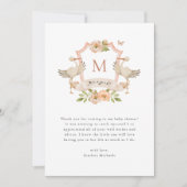 Girl Pink - Hartelijk dank Bedankkaart (Voorkant)