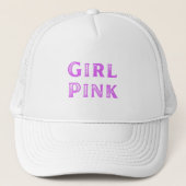 Girl Pink Trucker Pet (Voorkant)