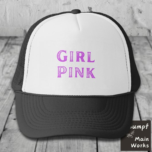 Girl Pink Trucker Pet