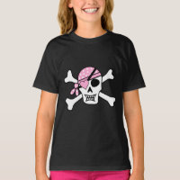 Girl Pirate Skull en Botten Black