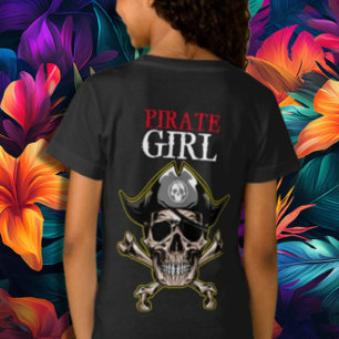 Girl PIRATE SKULL T-shirt