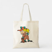 Girl Pitching in Baseball Canvas tas (Achterkant)