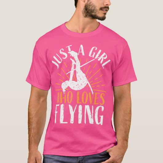 Girl Pole Vault - Vrouw Pole Vaulting T-shirt (Voorkant)