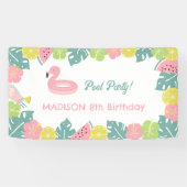 Girl Pool party Banner (Horizontaal)