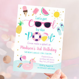 Girl Pool Party zomerdag Kaart