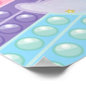 Girl Pop It Fidget Birthday Party Poster (Hoek)