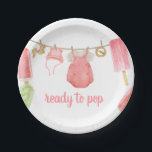 Girl Popsicle Baby Shower Papieren Bordje<br><div class="desc">Make your Popsicle baby shower extra special with these delightful round paper plates! Sturdy yet stylish,  these plates are perfect for serving delicious bites while complementing your theme in the most adorable way. BS1078</div>