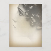 Girl Portrait Briefkaart (Voorkant)