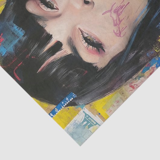 Girl Power1 Tissuepapier (Detail)