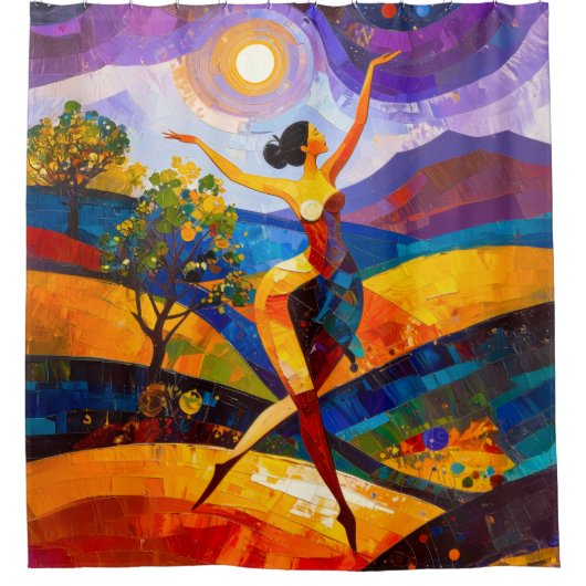 Girl Power 001 Douchegordijn (Voorkant)