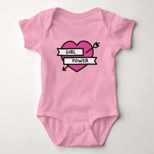 Girl Power Baby One Piece Bodysuit