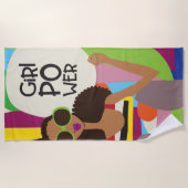 Girl Power Beach Towel Strandlaken (Voorkant)