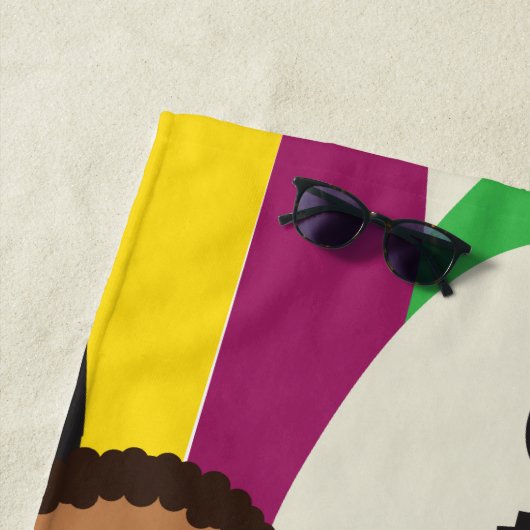 Girl Power Beach Towel Strandlaken (In situ)