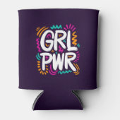 Girl Power Blikjeskoeler (Voorkant)