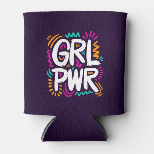 Girl Power Blikjeskoeler (Voorkant)