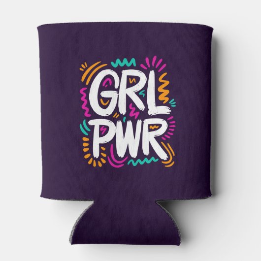 Girl Power Blikjeskoeler (Achterkant)