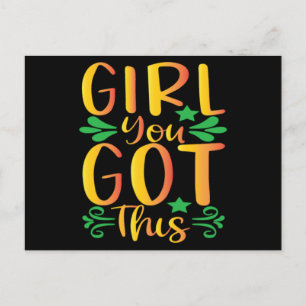 Girl Power Briefkaart