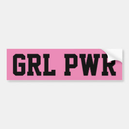 Girl Power Bumpersticker