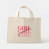 Girl Power Canvas tas (Achterkant)