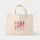 Girl Power Canvas tas (Voorkant)