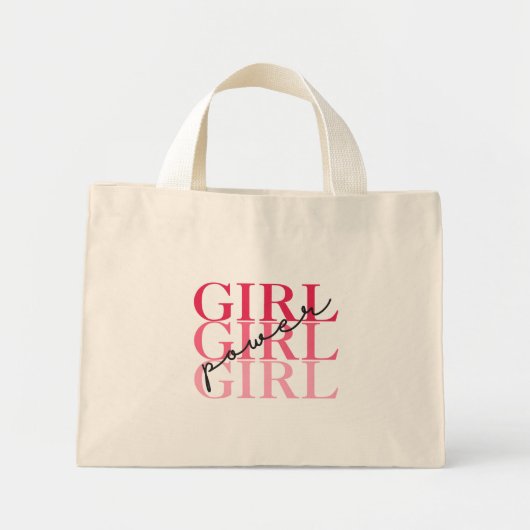 Girl Power Canvas tas (Voorkant)