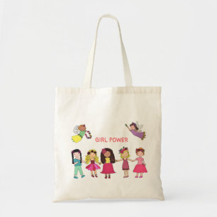 Girl Power Canvas tas