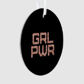 Girl Power Ceramic Ornament (voorkant)