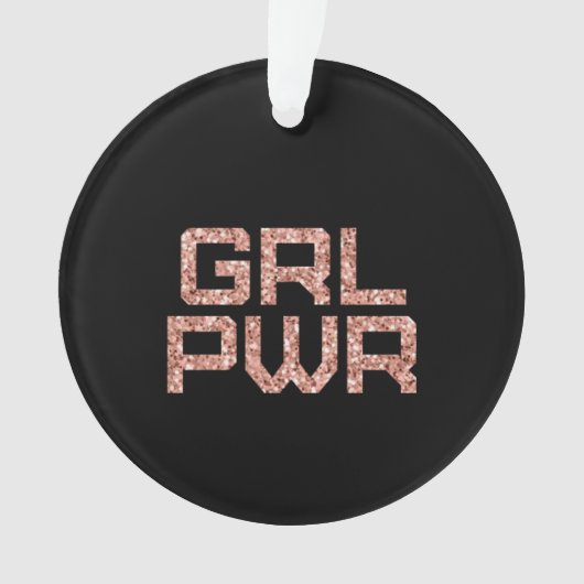 Girl Power Ceramic Ornament (voorkant)